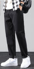 Men's Flat Front Winter Athletic Straight Leg Cropped Pants
