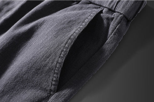 Men's Flat Front Winter Athletic Straight Leg Cropped Pants