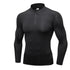Men's Winter Brushed Running Skinny Quick Dry Shirt
