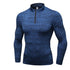 Men's Winter Brushed Running Skinny Quick Dry Shirt