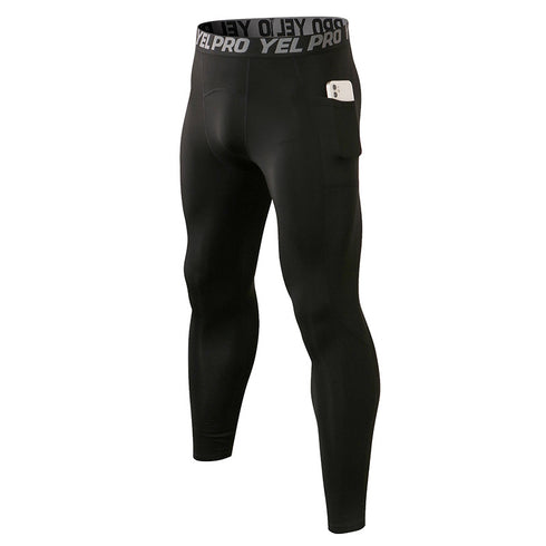 Men's Winter Brushed Running Skinny Stretchy Pants