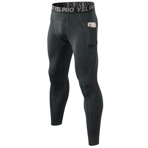 Men's Winter Brushed Running Skinny Stretchy Pants