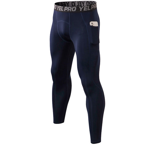 Men's Winter Brushed Running Skinny Stretchy Pants