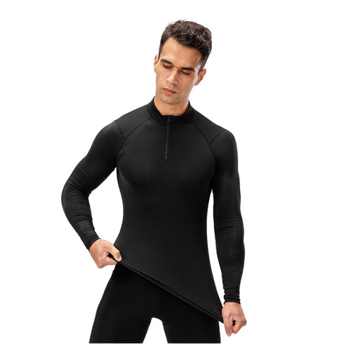 Men's Winter Running Quick Dry Brushed Warm Shirt