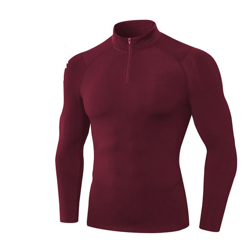 Men's Winter Running Quick Dry Brushed Warm Shirt