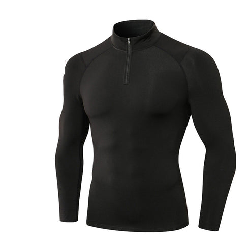 Men's Winter Running Quick Dry Brushed Warm Shirt