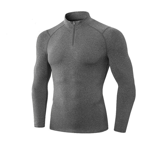 Men's Winter Running Quick Dry Brushed Warm Shirt