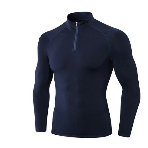 Men's Winter Running Quick Dry Brushed Warm Shirt