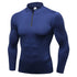 Men's Winter Running Stretchy Skinny Shirt Undershirt