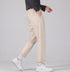 Men's Woolen Slim Fit Straight Pleat-Front Dress Pants