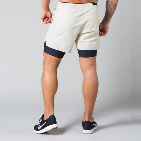 Men's Workout Athletic Jogger with Compression Liner