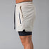 Men's Workout Athletic Jogger with Compression Liner
