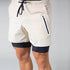 Men's Workout Athletic Jogger with Compression Liner