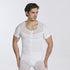 Men's Zipper Abdomen Control Compression T-shirt Shapewear