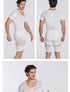 Men's Zipper Abdomen Control Compression T-shirt Shapewear