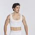 Men's Zipper Shapewear Compression Chest Flat Bust Tank Corset