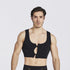 Men's Zipper Shapewear Compression Chest Flat Bust Tank Corset