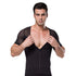 Men's Zipper Tummy Thermal Compression Short Sleeve Shapewear