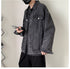 Mens Button Classic Denim Jean Jacket Coat