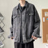 Mens Button Classic Denim Jean Jacket Coat