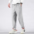 Mens Drawstring Fashion Plus Size Joggers Sports Pants