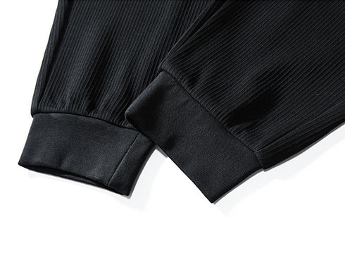 Mens Plus Size Elastic Waist Joggers Casual Functional Cargo Pants