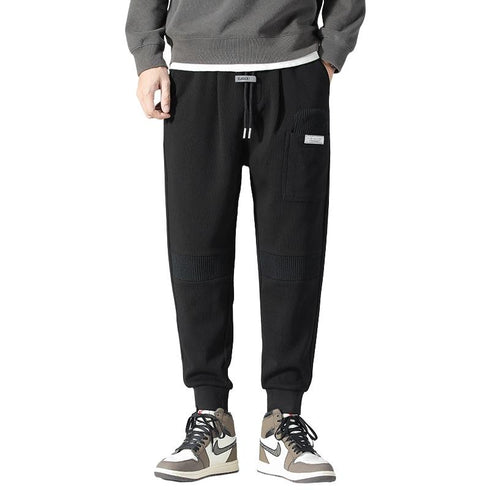 Mens Plus Size Elastic Waist Joggers Casual Functional Cargo Pants