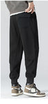 Mens Plus Size Elastic Waist Joggers Casual Functional Cargo Pants