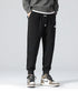 Mens Plus Size Elastic Waist Joggers Casual Functional Cargo Pants