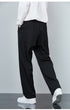 Mens Fashion Loose Casual Plus Size Flat-Front Dress Pants