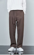 Mens Fashion Loose Casual Plus Size Flat-Front Dress Pants