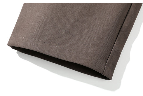 Mens Fashion Loose Casual Plus Size Flat-Front Dress Pants