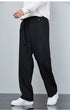 Mens Fashion Loose Casual Plus Size Flat-Front Dress Pants