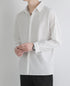 Blank Men's Long Sleeve Casual Button Up Plus Size Shirt