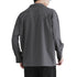 Blank Men's Long Sleeve Casual Button Up Plus Size Shirt