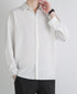 Blank Men's Long Sleeve Casual Button Up Plus Size Shirt