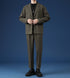 Men's Plus Size Slim Fit Casual Woolen Button Suit Jacket