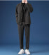 Men's Plus Size Slim Fit Casual Woolen Button Suit Jacket