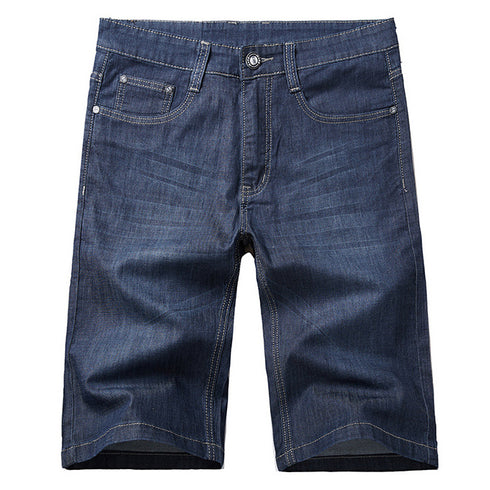 Mens Summer Casual Plus Size Fit Jeans Denim Shorts