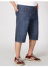 Mens Summer Casual Plus Size Fit Jeans Denim Shorts