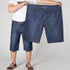 Mens Summer Casual Plus Size Fit Jeans Denim Shorts