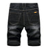 Mid Waist Men's Jean Shorts Casual Denim Shorts Ripped Jeans Shorts