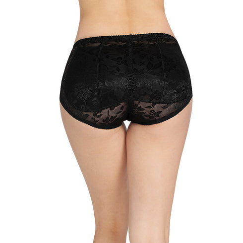 Mid Waisted Women's Hip Pads Fake Butt Brief Short Underwear