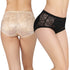 Mid Waisted Women's Hip Pads Fake Butt Brief Short Underwear