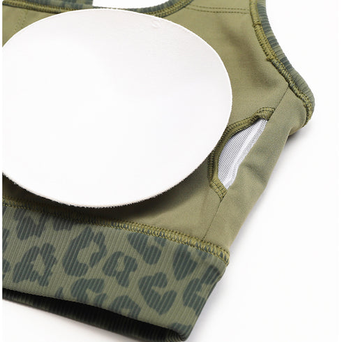 Modern Leopard Sexy Women's Running Sports Bra Tank