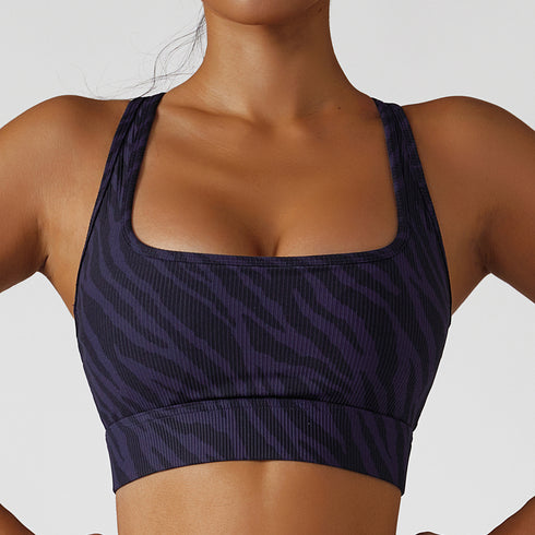 Modern Leopard Sexy Women's Running Sports Bra Tank