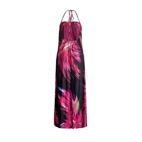 New Fashion Women's Plus Size Loose Printed Maxi Dresses