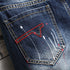 New Individuality Mid Waisted Men's Ripped Jeans Shorts