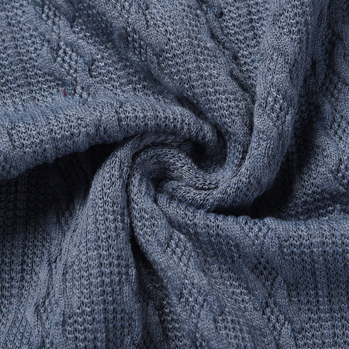 New Knitted Long Sleeves Hip Wrap Women's Sweater Dress