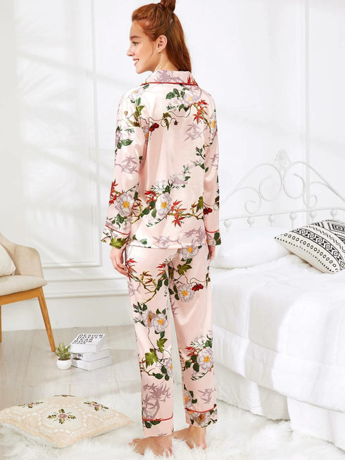 New Loose Sleepwear Women's Stylish Loungewear Pajama Sets